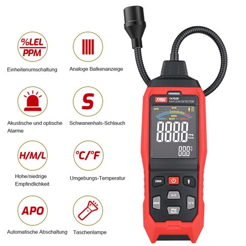 Gas leak detector - leak, 0~9999ppm